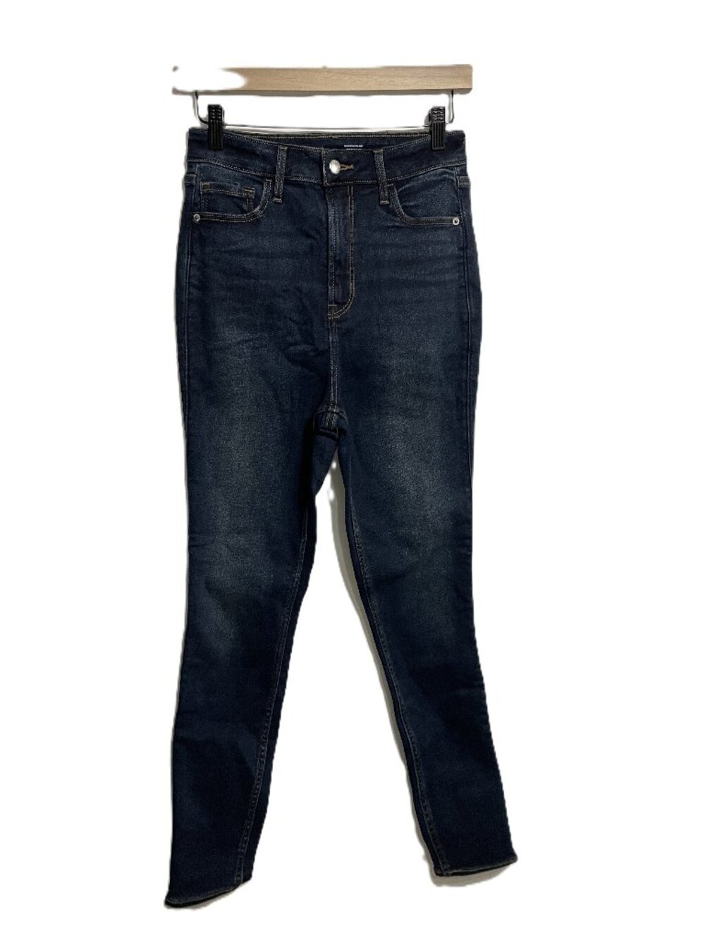 Old Navy 360 Stretch Rockstar higher high rise, Super Skinny, Dark Wash,  6, 29L